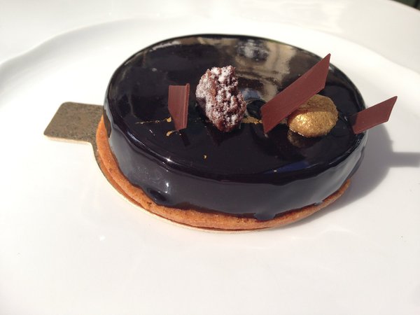 La sublime tarte au chocolat.