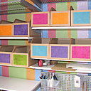 Fait maison en carton de récupération, ces casiers ont tout bon !