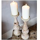 Des chandeliers en bois recyclé et massif. En bois de manguier naturel : 46 €. Nordal. Love Creative People.