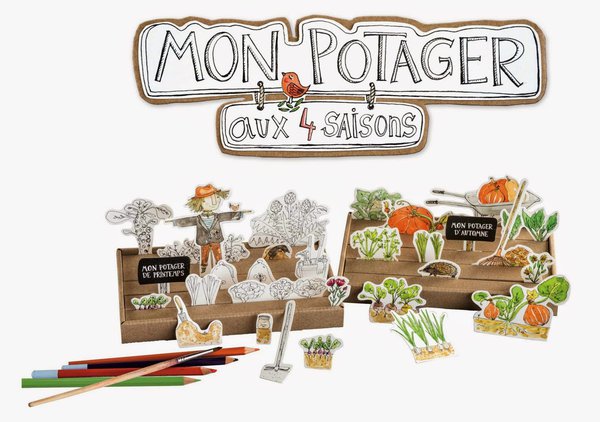 Mise en place du potager des 4 saisons.