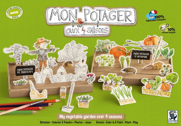 Mon potager des 4 saisons, le nouveau jeu pour les enfants de  Mitik.