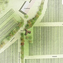 Implantée au milieu des vignes, la Cabotte est orientée selon un centre précis déterminé par le plan en étoile, pour bénéficier au maximum du paysage naturel et des vignobles.