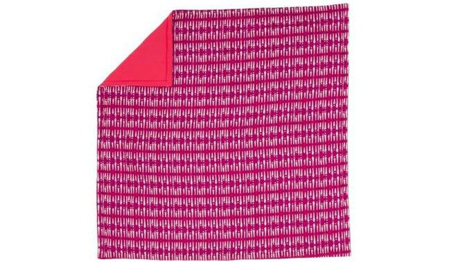 Plaid 100 x 100 cm. 100% coton. 80 €. Petit plaid Nahel Malmö.