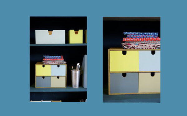 Résultat 3 : des nouvelles boîtes, à la fois pratiques et hautes en couleurs.