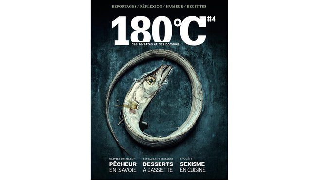 Entre magazine culinaire et livre sur le terroir, 180° propose des portraits de chefs et des reportages pour les amoureux de la bonne chère.