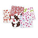 Imprimez de jolis motifs sur vos biscuits grâce à des feuilles de papier alimentaire. 7,85 € le paquet de 6 feuilles assorties. Alice Délice.