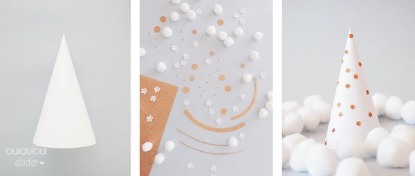 Ajoutez des bougies, des pompons en coton et des animaux de la forêt.