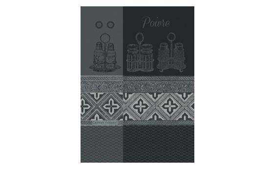 Des coloris très contemporains et masculins pour ce torchon de 56 x 77 cm 14,45 €. Poivre. Garnier Thiebaut.