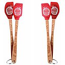 Pour les gourmands et les pâtissiers amateurs, un lot de deux mini-spatules en silicone. Manche en hêtre naturel gravé. Résiste jusqu’à 315° et passe au lave-vaisselle. 14,90 € le lot de deux mini-spatules. Spatule cupcake. Mauviel