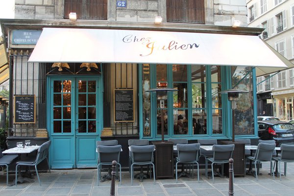 Un bistrot qui se repère de loin.