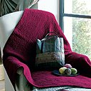 Un plaid tout doux, en coton et velvet piqué main. 160 x 160 cm 197 €. Plaid Vague. Design Fabrice Cottet. En Fil d'Indienne.