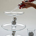 Déposez un filet de colle circulaire au centre de l'assiette.