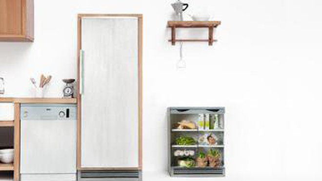 Pour les amateurs de légumes et autres verdures, un sticker repositionnable plus vrai que nature. À partir de 49 € en 60 x 60 cm. Bio & Nous. Placard & Nous.