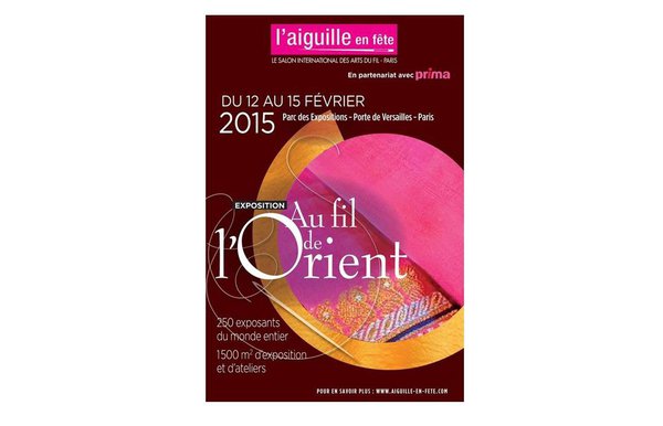 Le Salon International des Arts du Fil  se tiendra à Paris  Du Jeudi 12 février au Dimanche 15 février 2015. Parc des expositions - Hall 6  Paris, Porte de Versailles1, place de la Porte de Versailles
75015 Paris