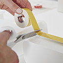 Etape 4-Découpez les bandes à la taille voulue