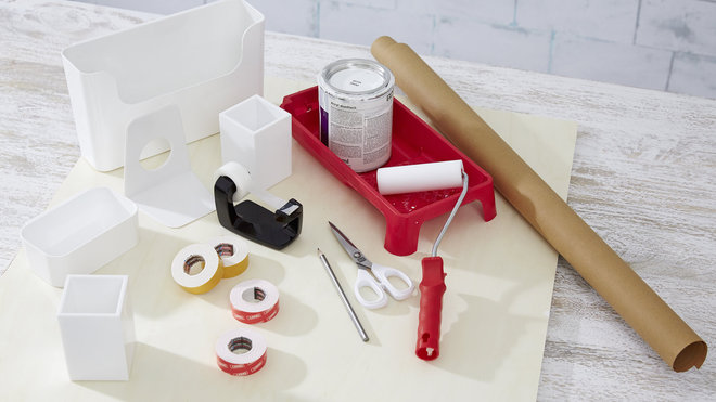 Le matériel organiseur mural.