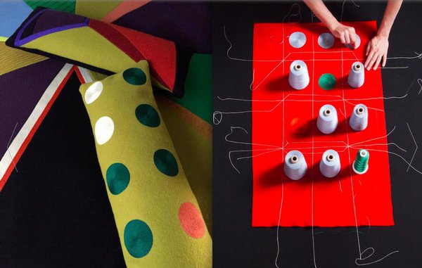 Un coussin brodé par Le Minor est un souvenir de vacances en Bretagne, l’émotion retrouvée d’un caban par jour de pluie, l’élégance des broderies d’une des dernières bigoudènes.