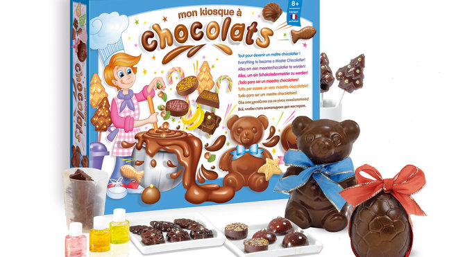 Mon kiosque à chocolats, pour réussir à fabriquer ses chocolats comme un chef, Sentosphère.