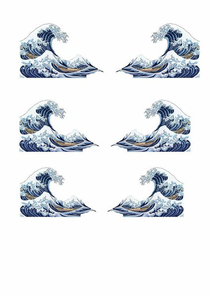 les motifs sont à télécharger sur le blog de Hilaydays http://hilaydays.com/diy_hokusai_collar/