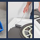 Etape 5 : puis peindre les surfaces planes au rouleau laqueur.