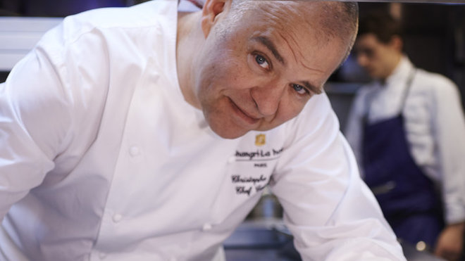 Le nouveau Chef du Shangri La, Christophe Moret.