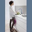 Pratique et ergonomique dans une cuisine, le système Wiflow permet de commander l'ouverture de l'eau avec son genou. Un accessoire présent dans la plupart des cuisines professionnelles.