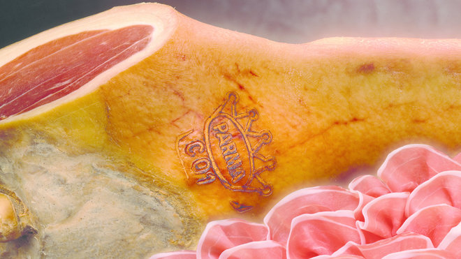 Chair moelleuse, salage savamment dosé et saveurs complexes typiquement italiennes, les clés d'un vrai jambon de Parme.