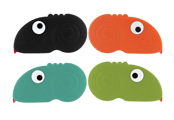 Les mètres ruban Léon, colorés et amusants, ne se cacheront plus dans un tiroir fermé. Prix : 12 euros