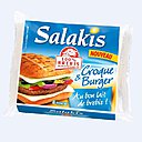 Pour 2015, Salakis propose des tranches fondantes au bon lait de brebis, Croque& Burger, pour des hamburgers à la touche estivale.