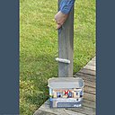 Etape 9 : après un séchage de 12 heures, appliquez une seconde couche de produit V33, Imprégnant Protecteur 8 ans sur l’ensemble de la surface.