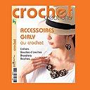 Accessoires Girly au crochet pour réaliser des bracelets, broches, colliers et boucles d'oreilles.