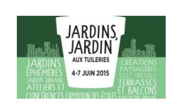 Le salon Jardins et Jardin se tient aux Tuileries du 4 au 7 juin 2015.