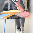 La peinture s'applique sur le bois, le mélaminé et le stratifié en bi-couche.