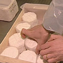 C’est au moment de l’affinage que la fine croûte blanche se forme ! Deux formats de chaource sont disponibles : le grand format, de 450 à 700 grammes, ou le petit format de 250 à 380 grammes.