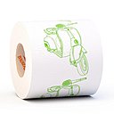 Simples ou colorés, les papiers Renova invitent à faire de simples rouleaux de papiers toilettes, de véritables rouleaux d’œuvres d’art !