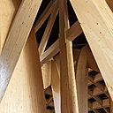 S’inspirant du concept « low-tech », le Pavillon français est une structure entièrement démontable et remontable.