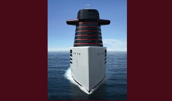 Le nez du France est la seule pièce authentique du nouveau paquebot. Riche d’une histoire palpitante, cette partie avant du bateau apporte tout le charme voulu. Contrairement aux autres paquebots, le France se veut unique en son genre.