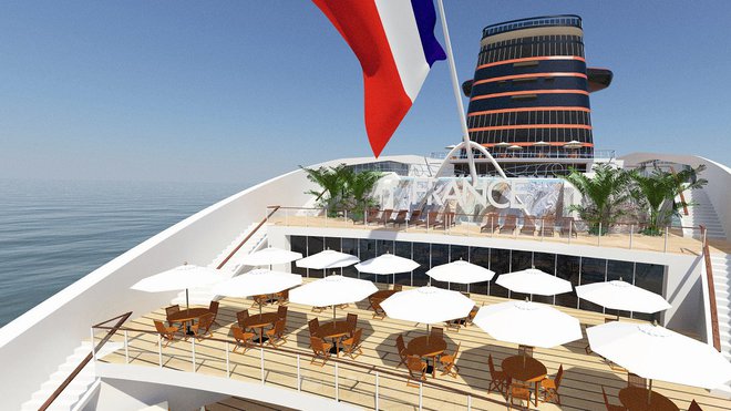 Dans l’air du temps, le France sera un paquebot écologique, car il dépensera moins d’énergie. Un paquebot idyllique...