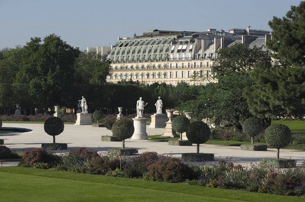 L’hôtel Meurice a la chance de disposer d’une vue imprenable sur le jardin des Tuileries.