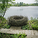 Robinsonnade in the aire de A-mar paysage raconte une fable sur la montée des eaux.
