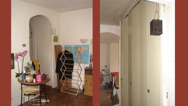 Avant : des détails inesthétiques comme un passage en alcôve inutile et un placard vieillot trop étriqué.