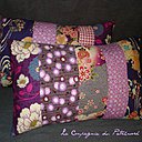 Ambiance japonaise tout en douceur et veloutées de mauves, violets et accents de fleurs de cerisier.