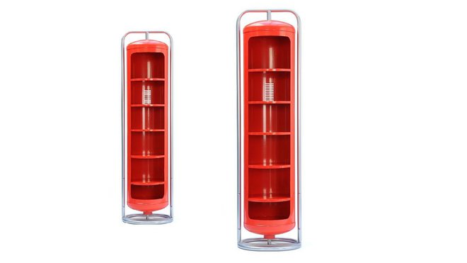 Le cylindre façon Tolix, accueillera vos livres, bibelots et autres décorations. Tout en douceur et en forme arrondie, cette création originale du designer Frédéric Gaunet pour Tolix est idéale pour une chambre d’enfant !