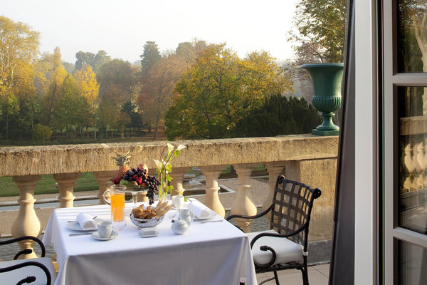 Une vue imprenable sur le parc du Château de Chantilly.