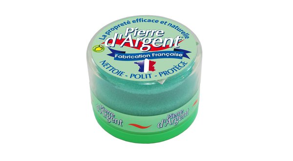 Nettoyant multi-usages la Pierre d’Argent s’utilise sur des surfaces dures et lavables à l’eau.