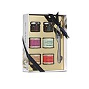 Coffret 4 terrines + couteau tartineur + chutney de figues + confit d'oignon, existe également en format double pour terrines et rillettes, exclusif Comtesse du Barry.