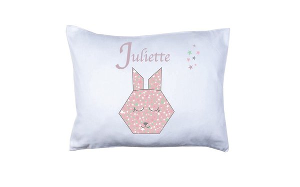 Une touche de tendresse dans la chambre des enfants avec coussin rembourré personnalisable. 100 % coton. 35 x 28 cm. Coussin Origami. LiliPouce.