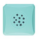 Ce perforateur magnétique peut se placer à n'importe quel endroit du papier ou du carton (jusqu'à 240 g/m²) pour créer de jolies formes. 4 €.