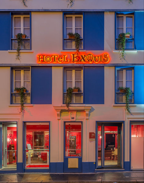 L’hôtel Exquis est le nouvel établissement de la marque Elegancia Hotels dont le but est de créer des hôtels à émotions qui racontent des histoires.