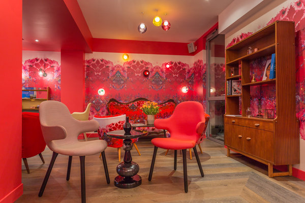 Ambiance rétro pour un petit-déjeuner gourmand.